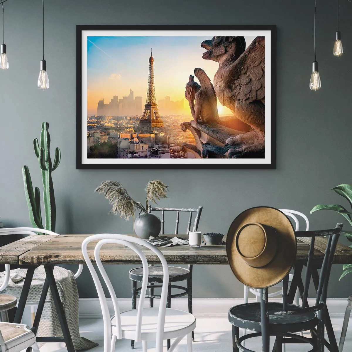 Plakat i sort ramme - Meget har ændret sig... - 40x30 cm