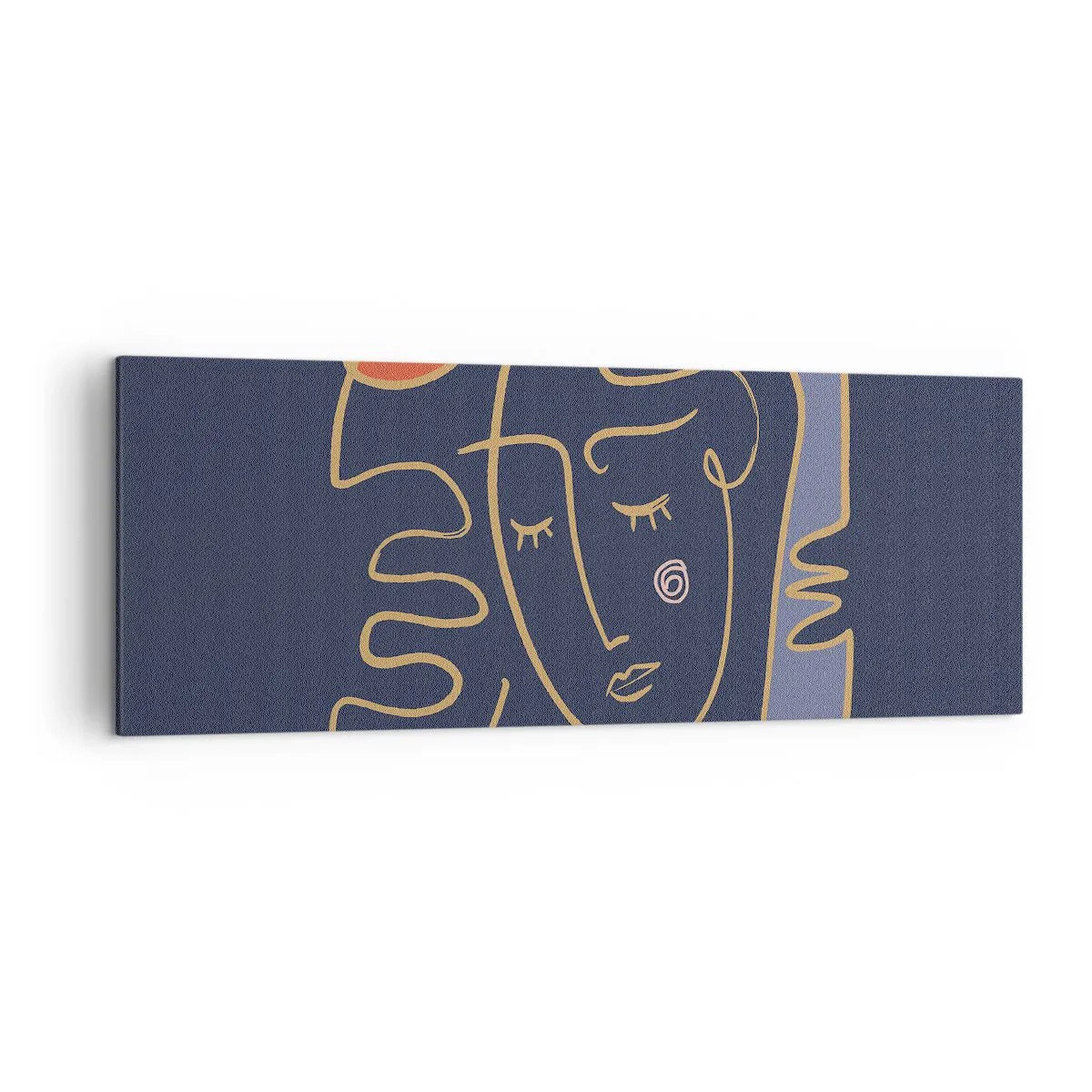 Lærredstryk - Billede på lærred - I drømmerier - 140x50 cm