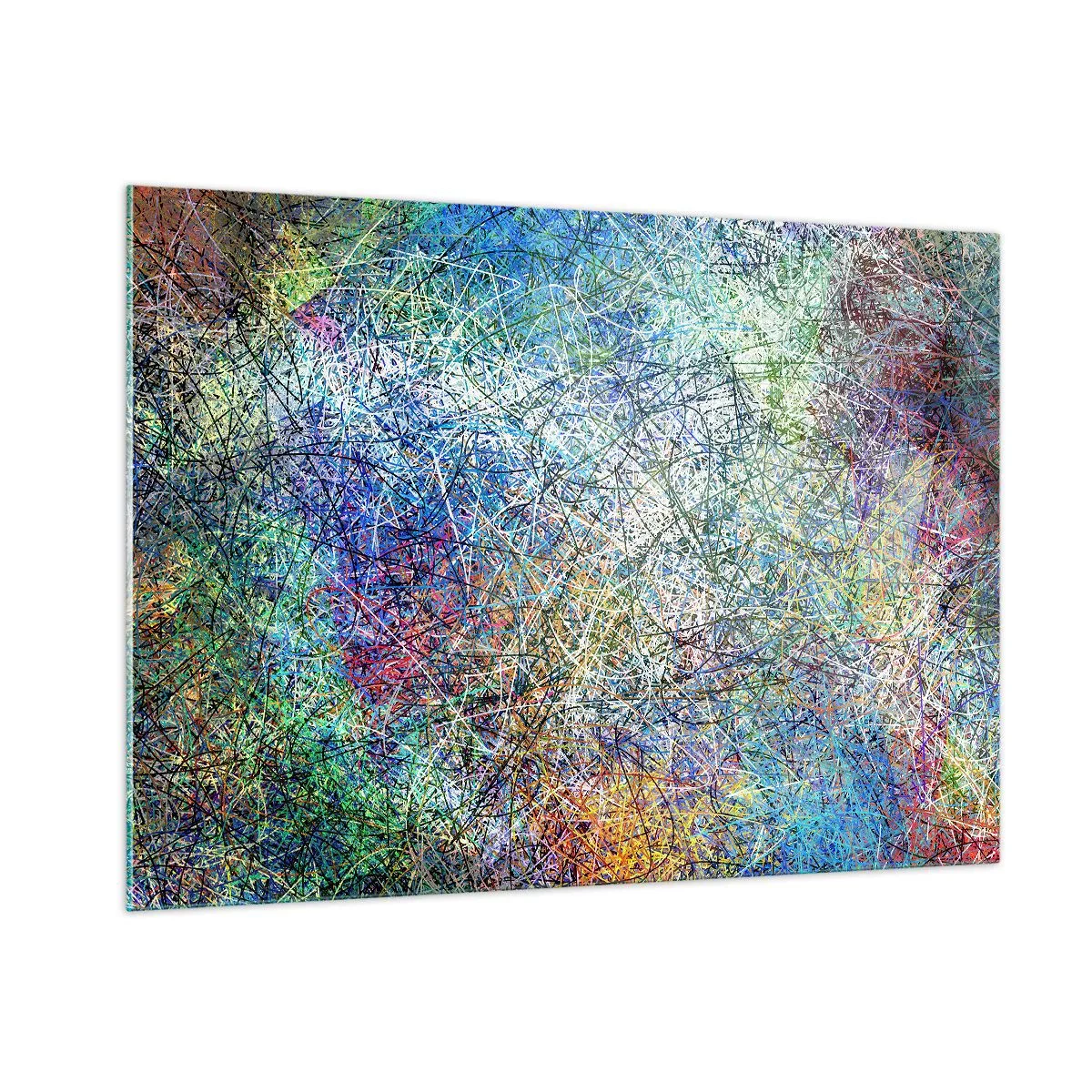 Billede på glas - Så enkelt er det ikke - 100x70 cm