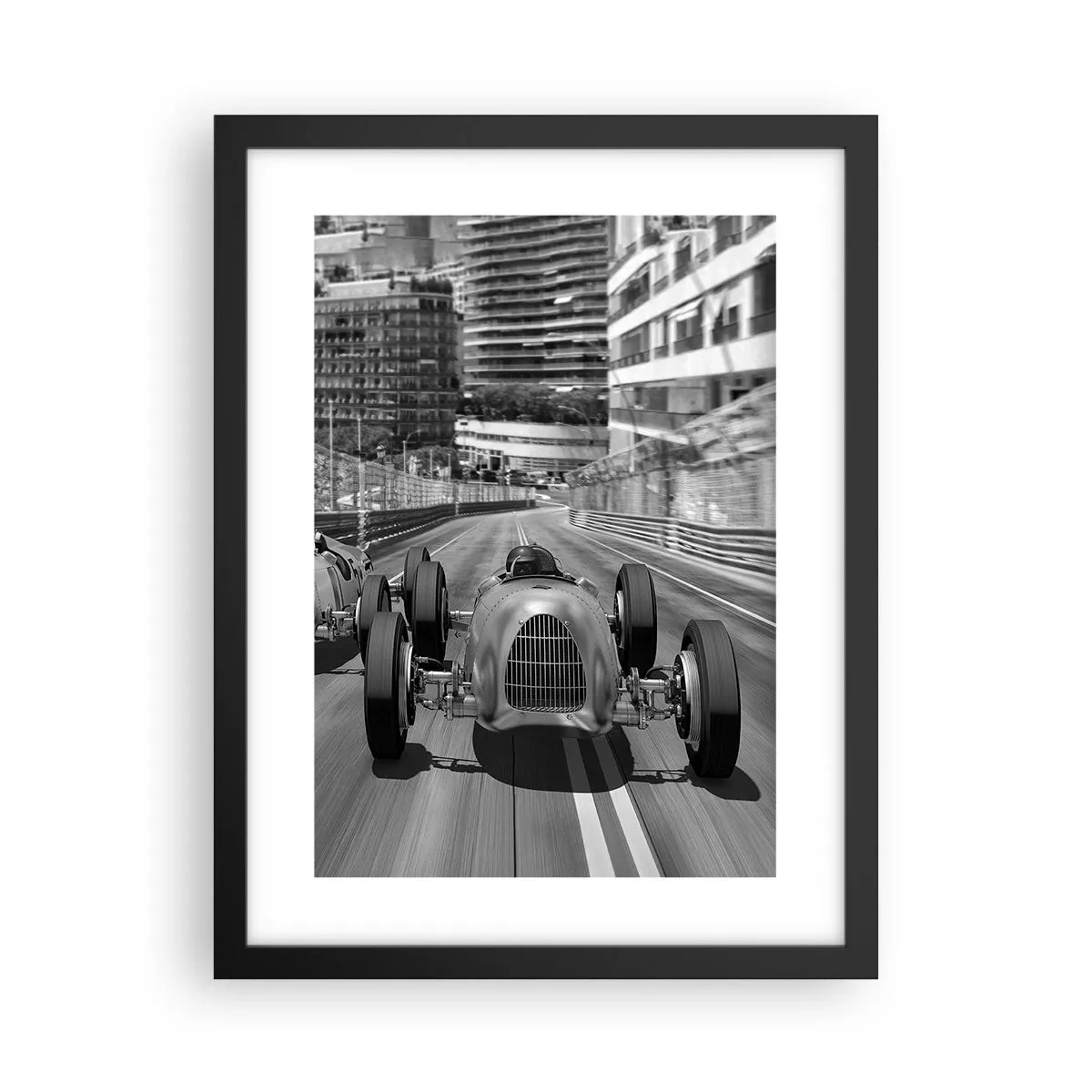 Plakat i sort ramme - Der var engang i Monte Carlo - 30x40 cm