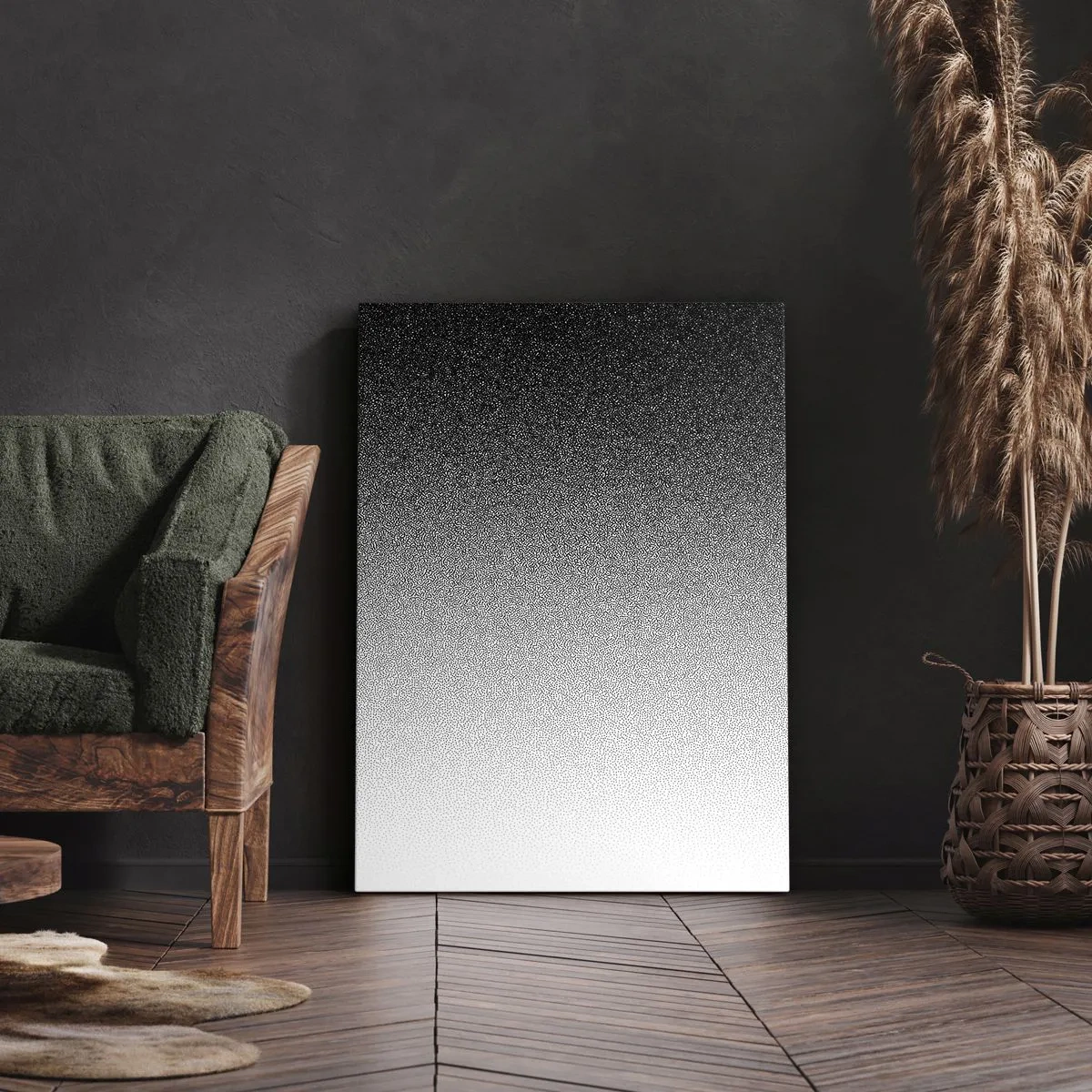 Lærredstryk - Billede på lærred - På vej mod lyset - 45x80 cm