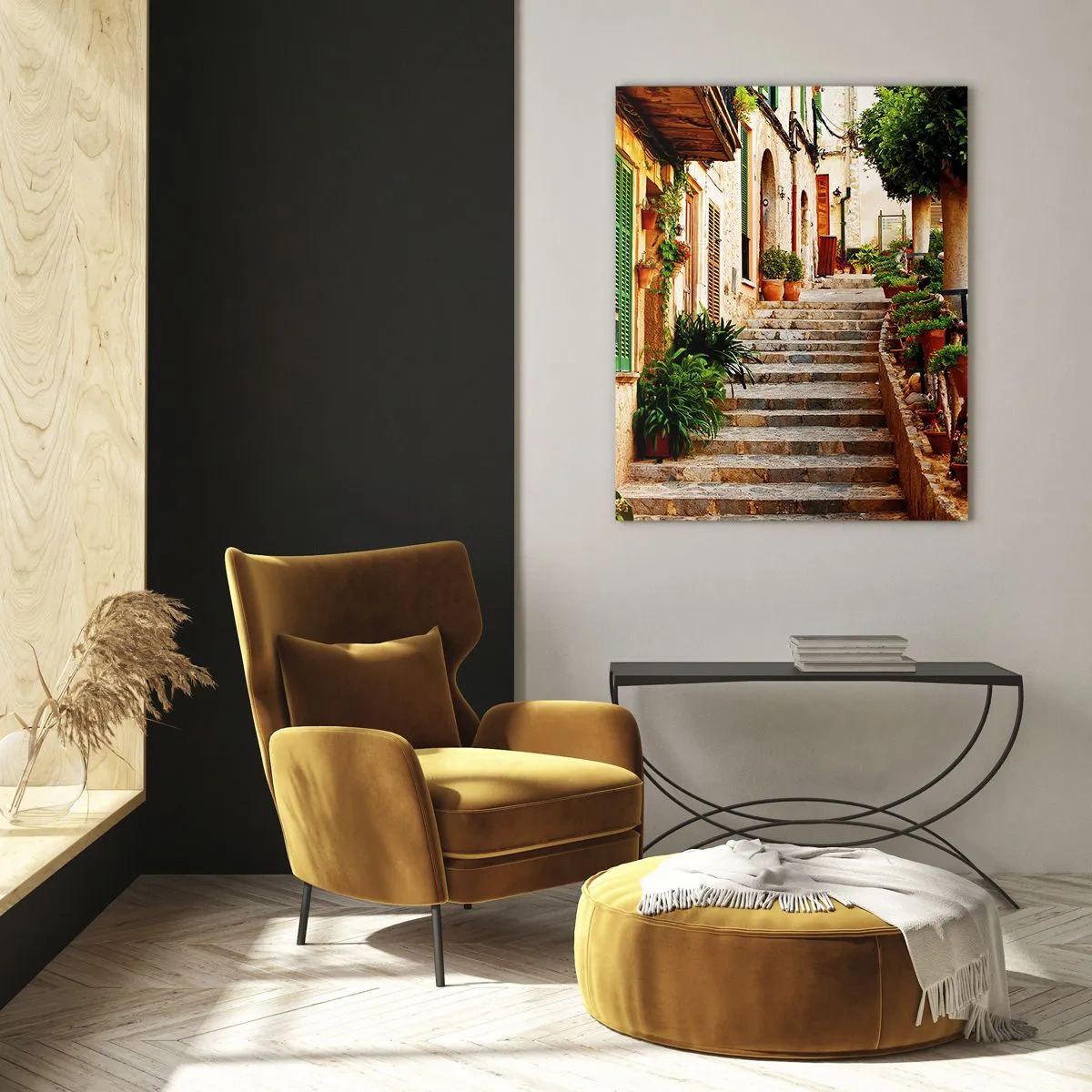 Billede på glas - Magien ved en spansk ferie - 80x120 cm