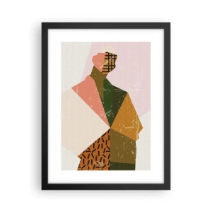 Plakat i sort ramme - Mennesket - et komplekst væsen - 30x40 cm