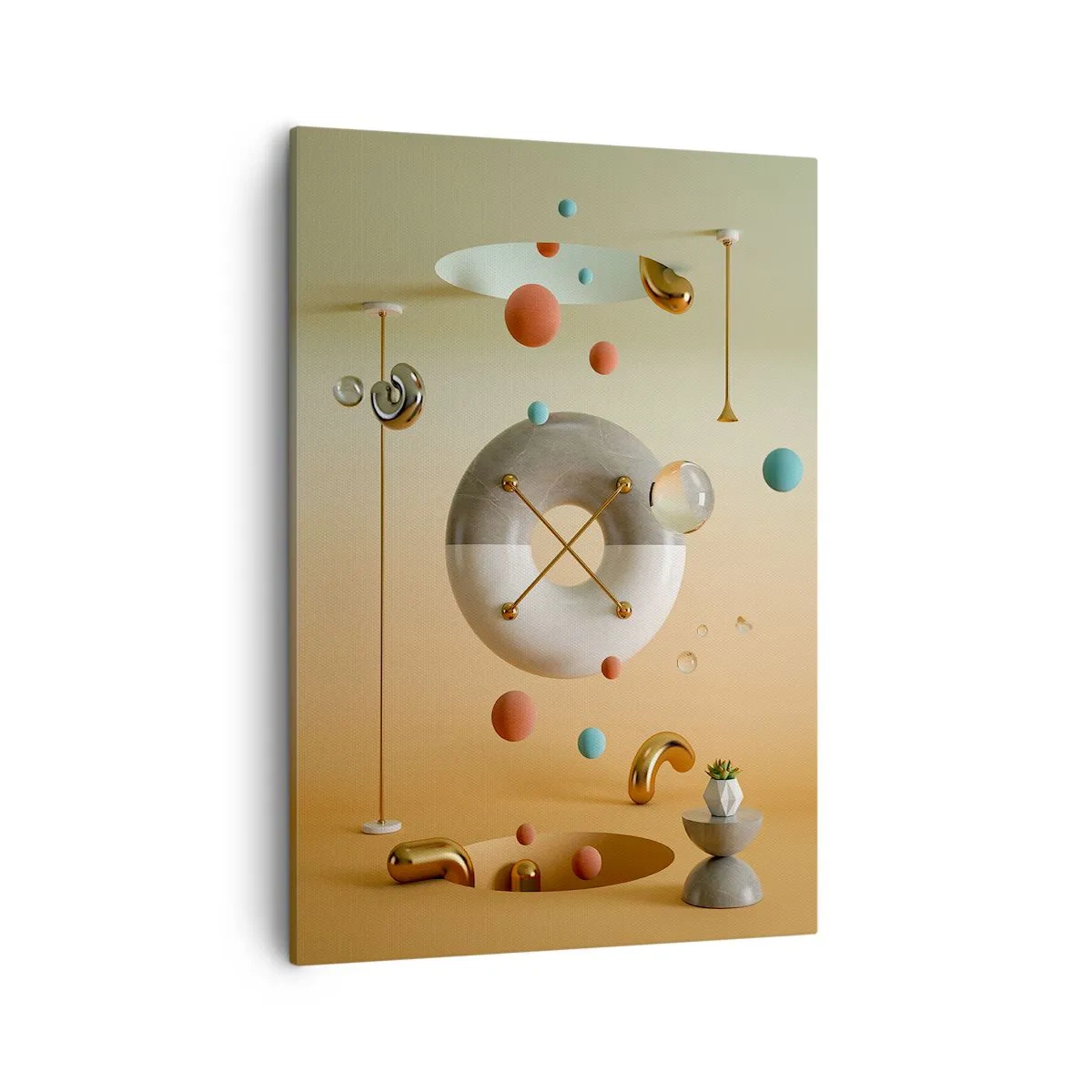 Lærredstryk - Billede på lærred - Alt kan ske - 50x70 cm