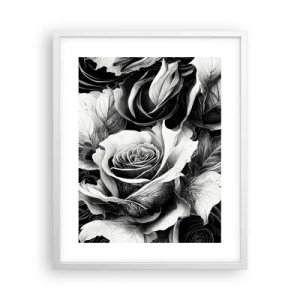 Plakat i hvid ramme - Altid dronning - 40x50 cm