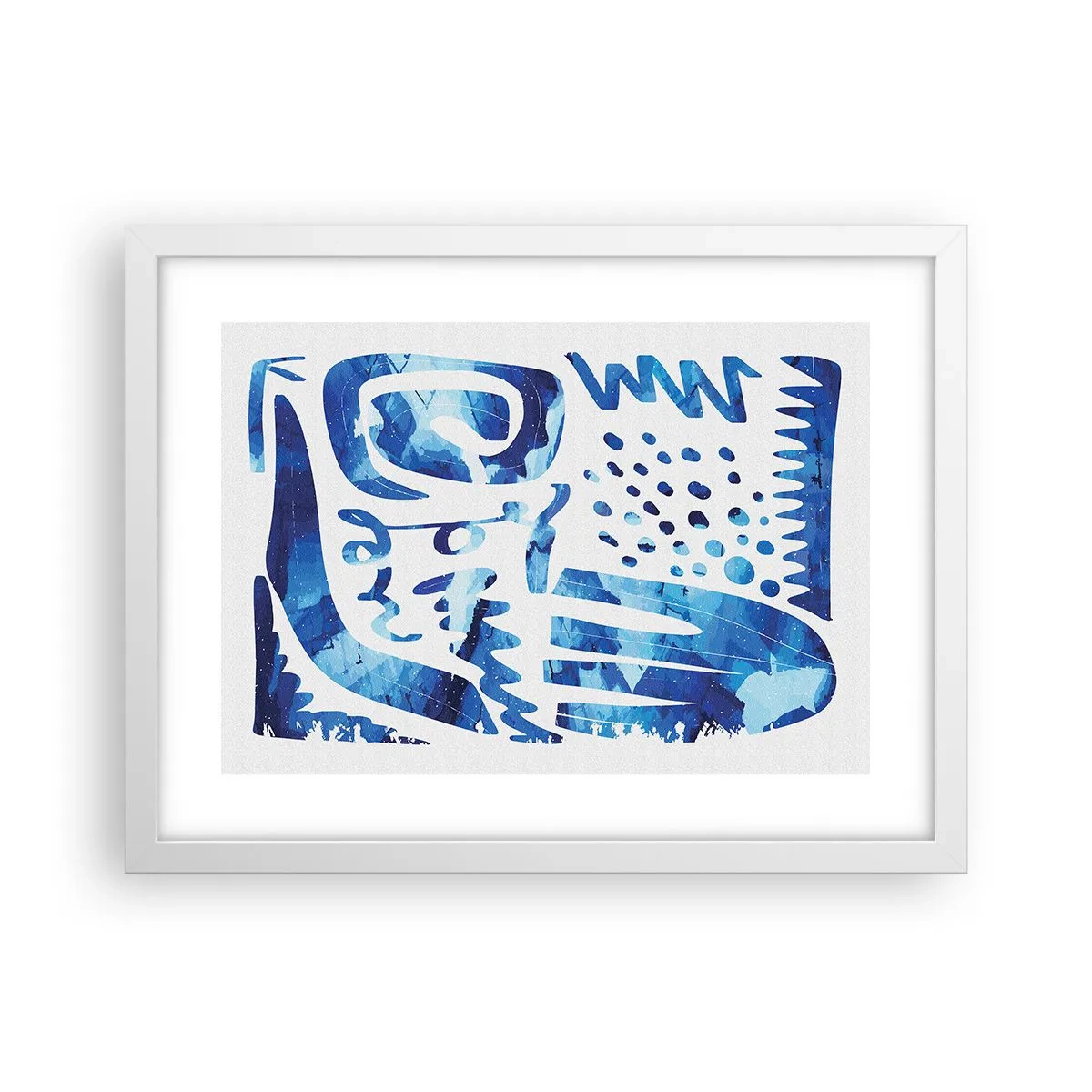 Plakat i hvid ramme - Tilbage til rødderne - 40x30 cm