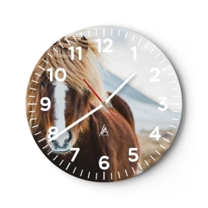 Vægur, Uret - Kan du mærke friheden? - 40x40 cm