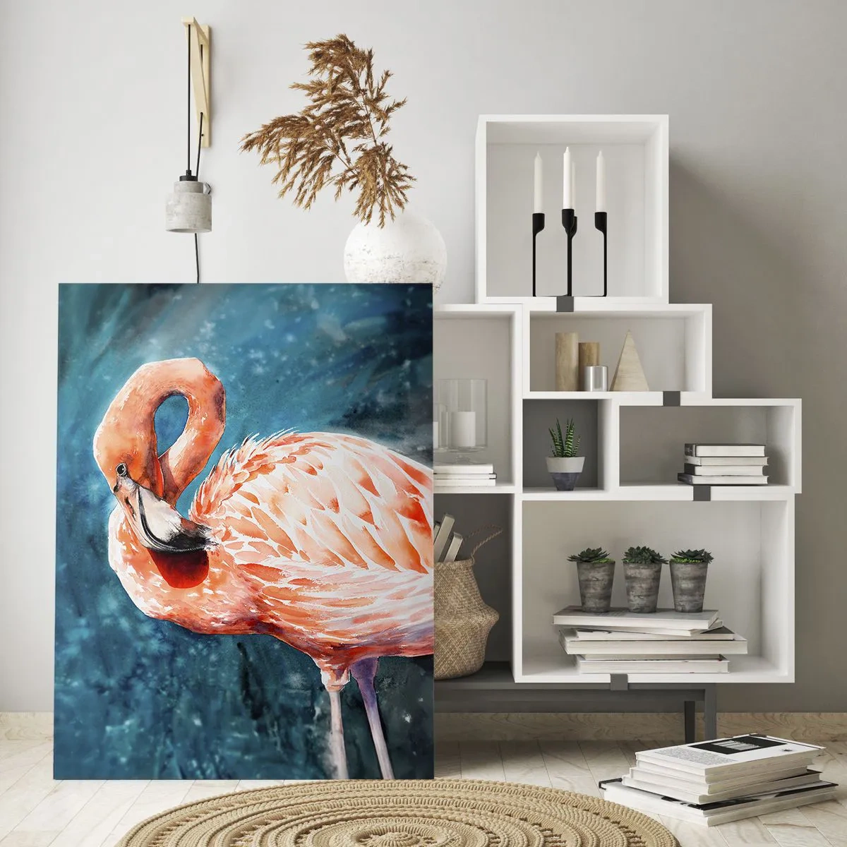 Billede på glas - Dekorativ af natur - 50x70 cm