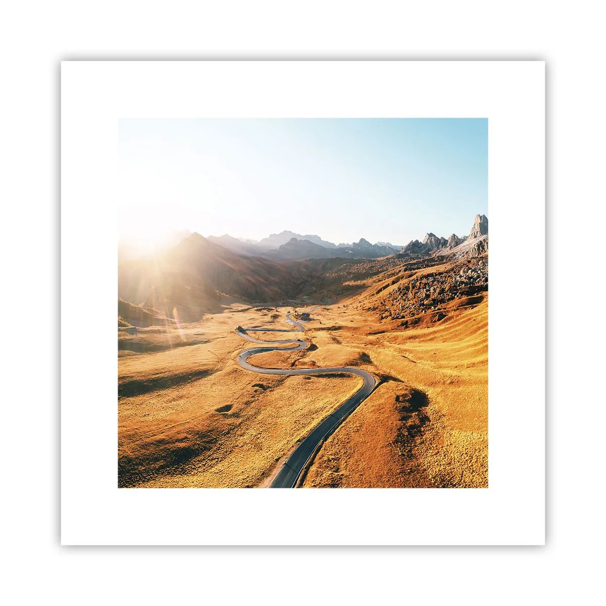 Plakat - I en gylden dal - 30x30 cm