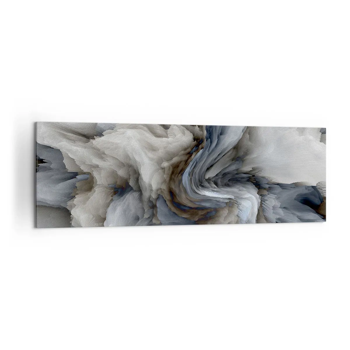 Lærredstryk - Billede på lærred - Sten og blomst - 160x50 cm