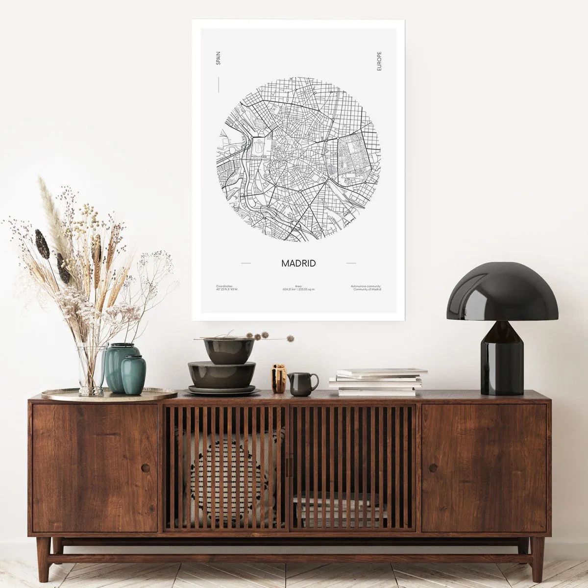 Plakat - Madrids anatomi - 40x50 cm