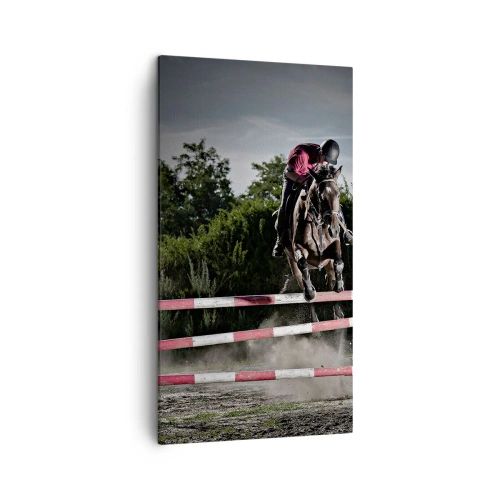 Lærredstryk - Billede på lærred - Sammen om sejren - 45x80 cm