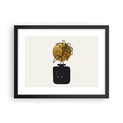 Plakat i sort ramme - Skønhed i balance - 40x30 cm