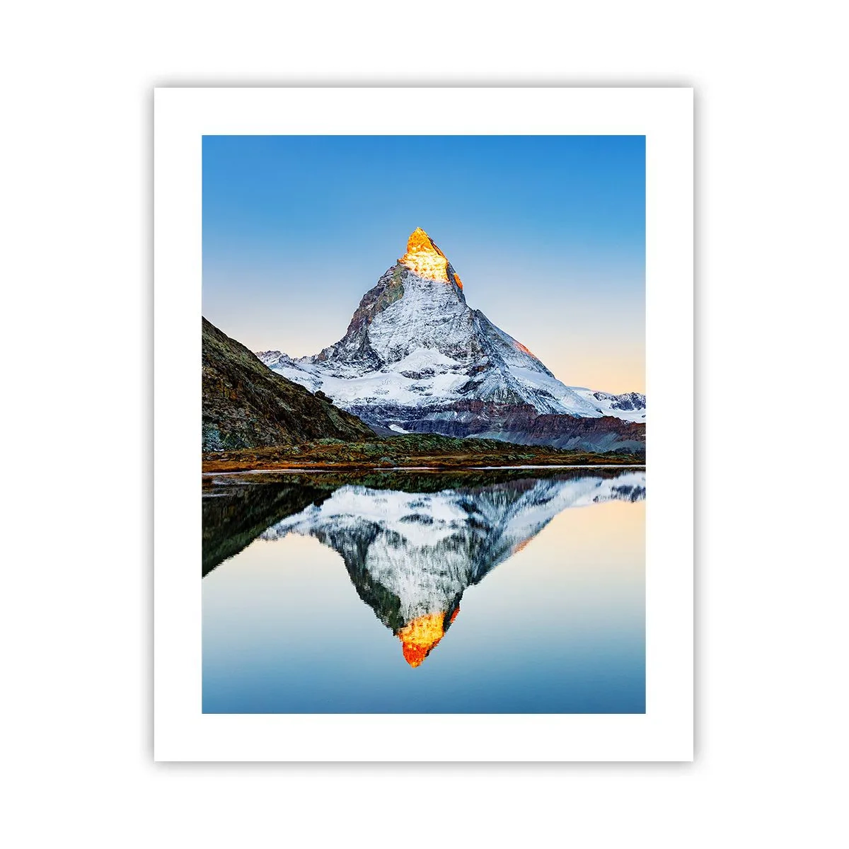 Plakat - To verdener - 40x50 cm