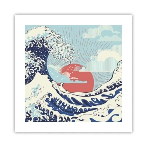 Plakat - Fra japanske inspirationer - 40x40 cm