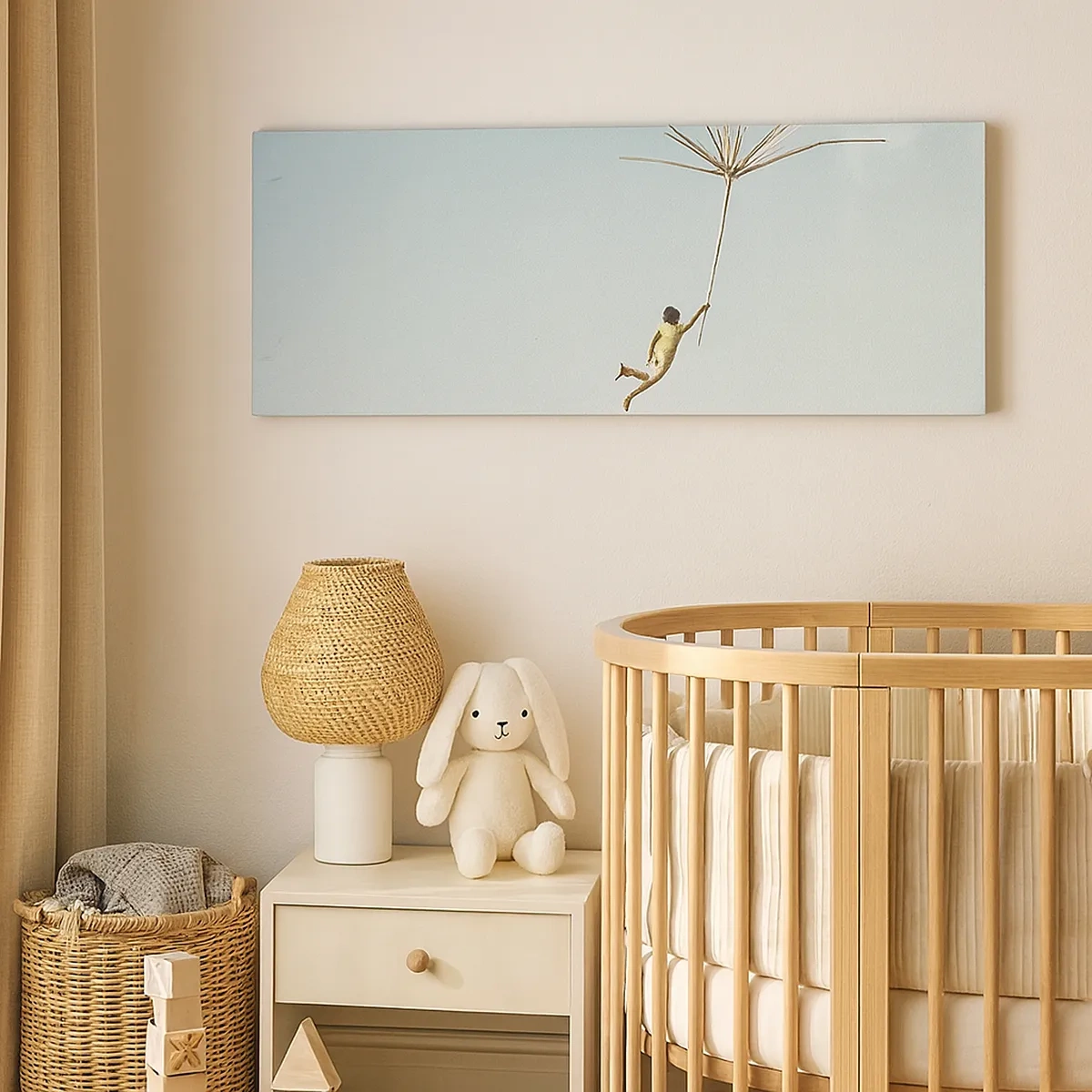 Lærredstryk - Billede på lærred - Drager, blæsere, vind - 30x30 cm