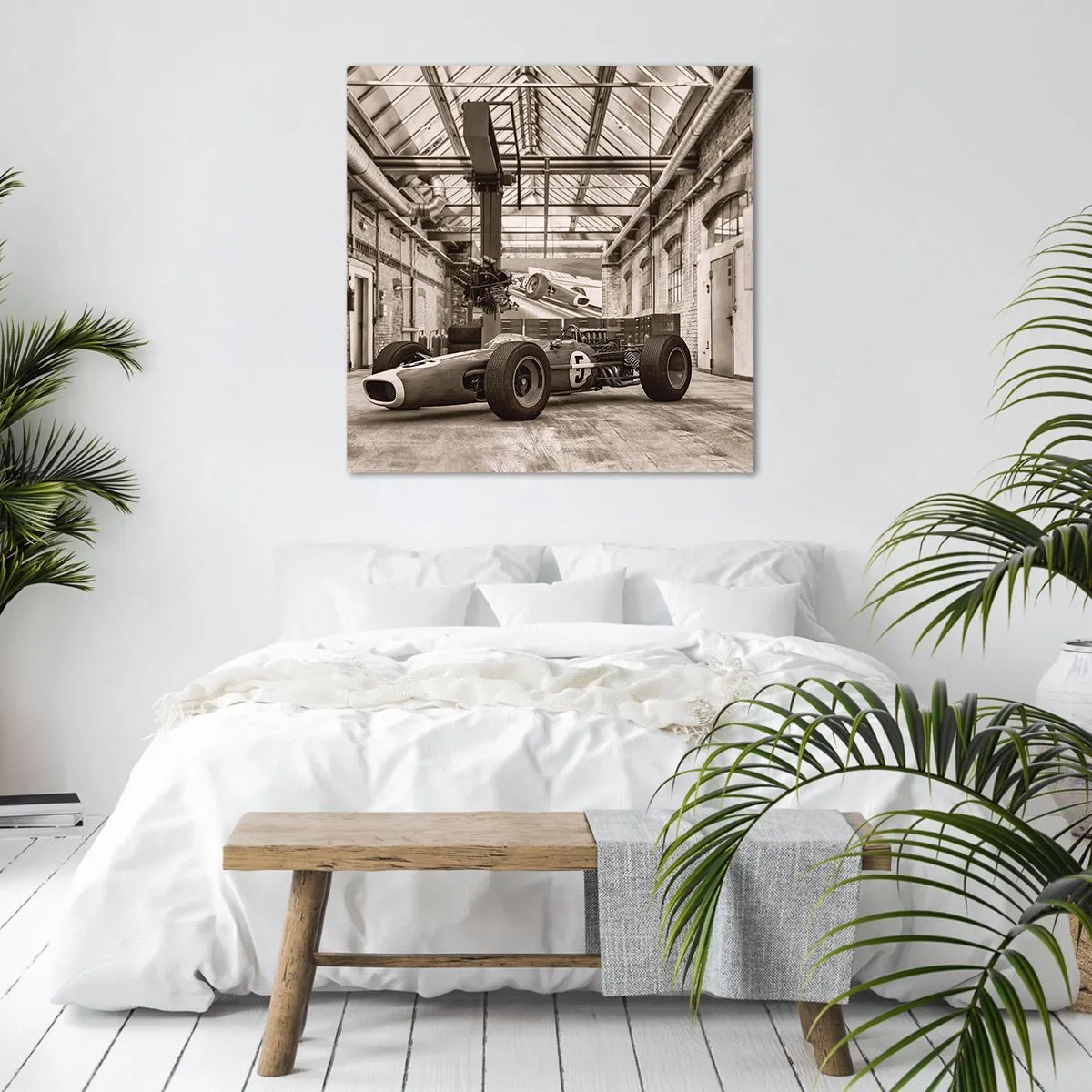 Lærredstryk - Billede på lærred - Vinderens hvile - 60x60 cm