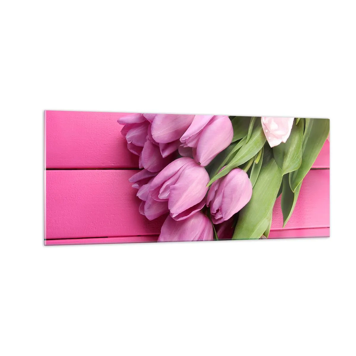 Billede på glas - Kun til dig - 100x40 cm