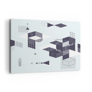 Lærredstryk - Billede på lærred - I matematikkens sjæl - 100x70 cm