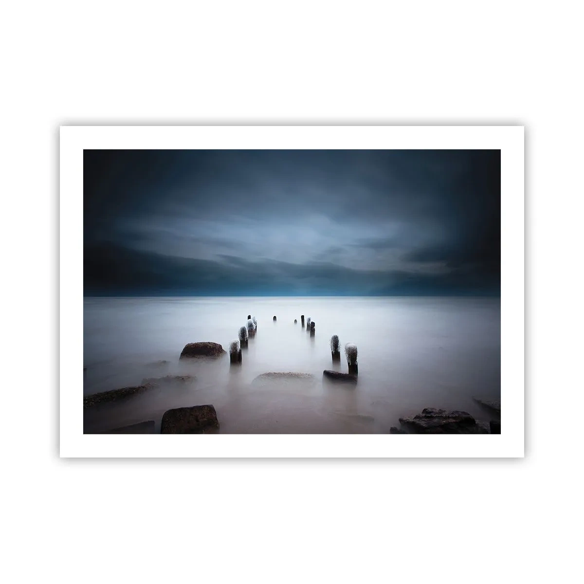 Plakat - En betænksom sø - 70x50 cm