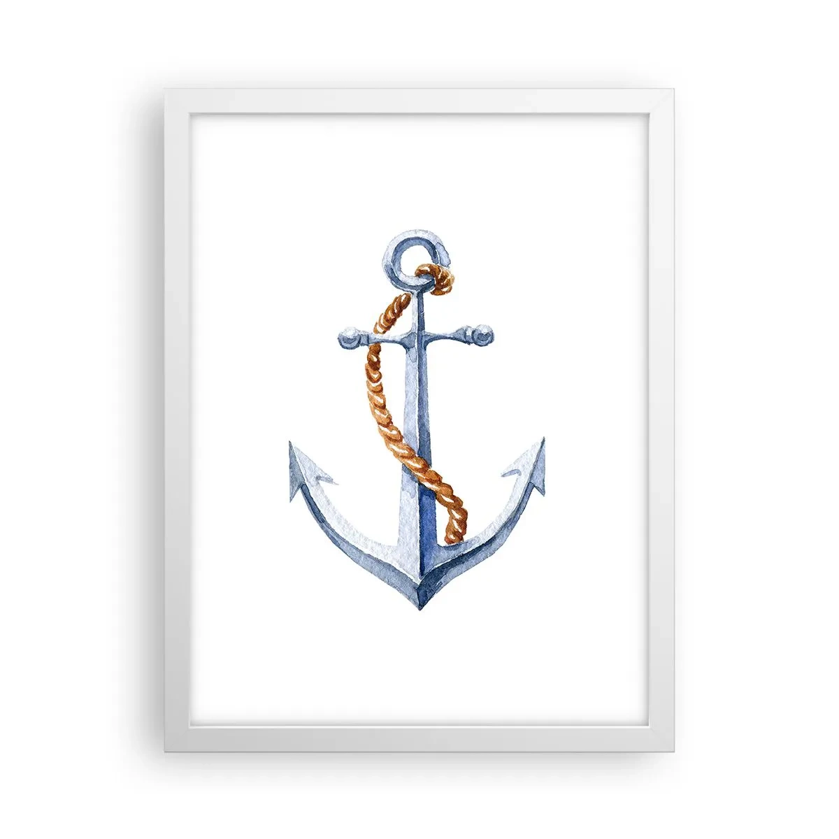 Plakat i hvid ramme - Ahoj eventyr! - 30x40 cm