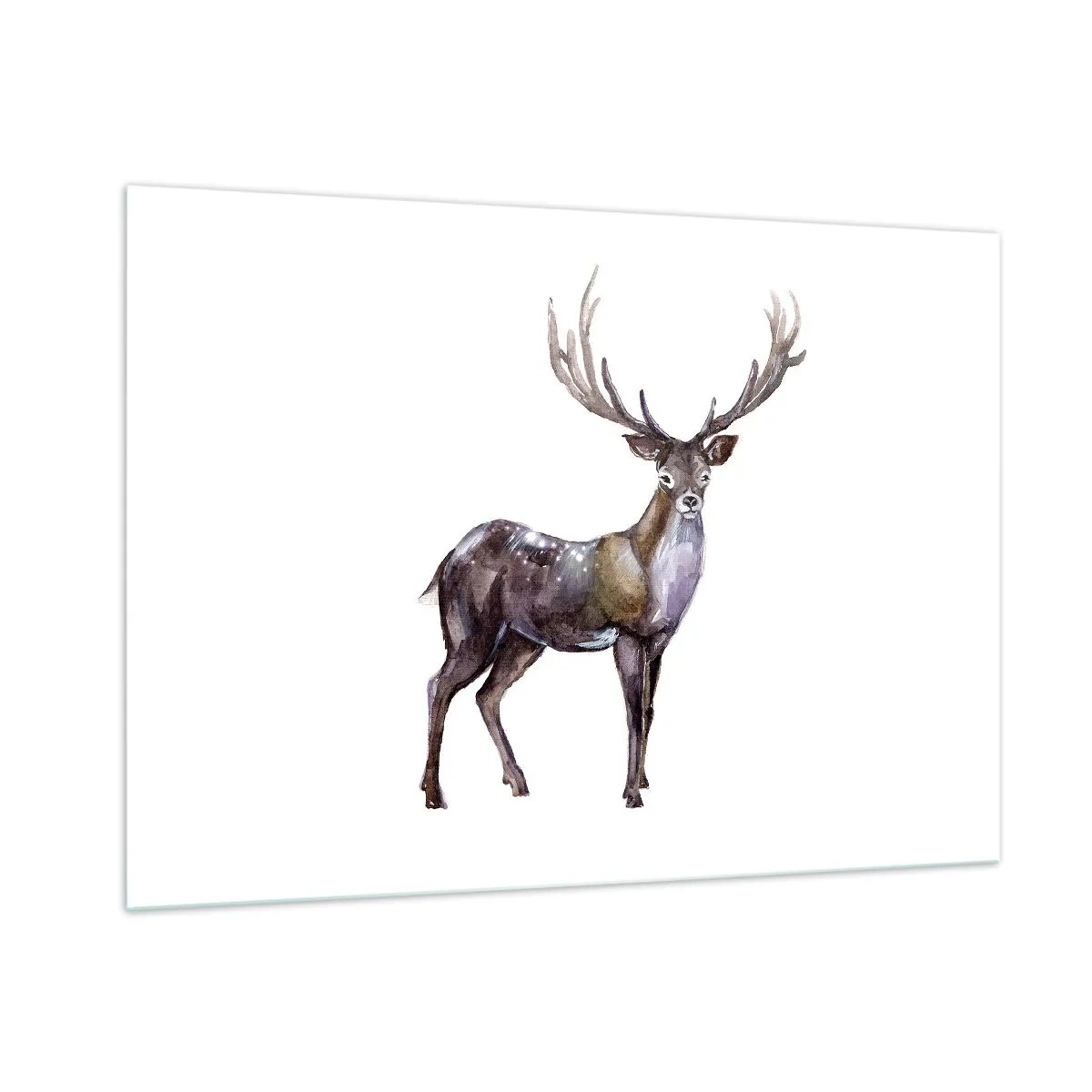 Billede på glas - Kongen af den nordlige ødemark - 100x70 cm