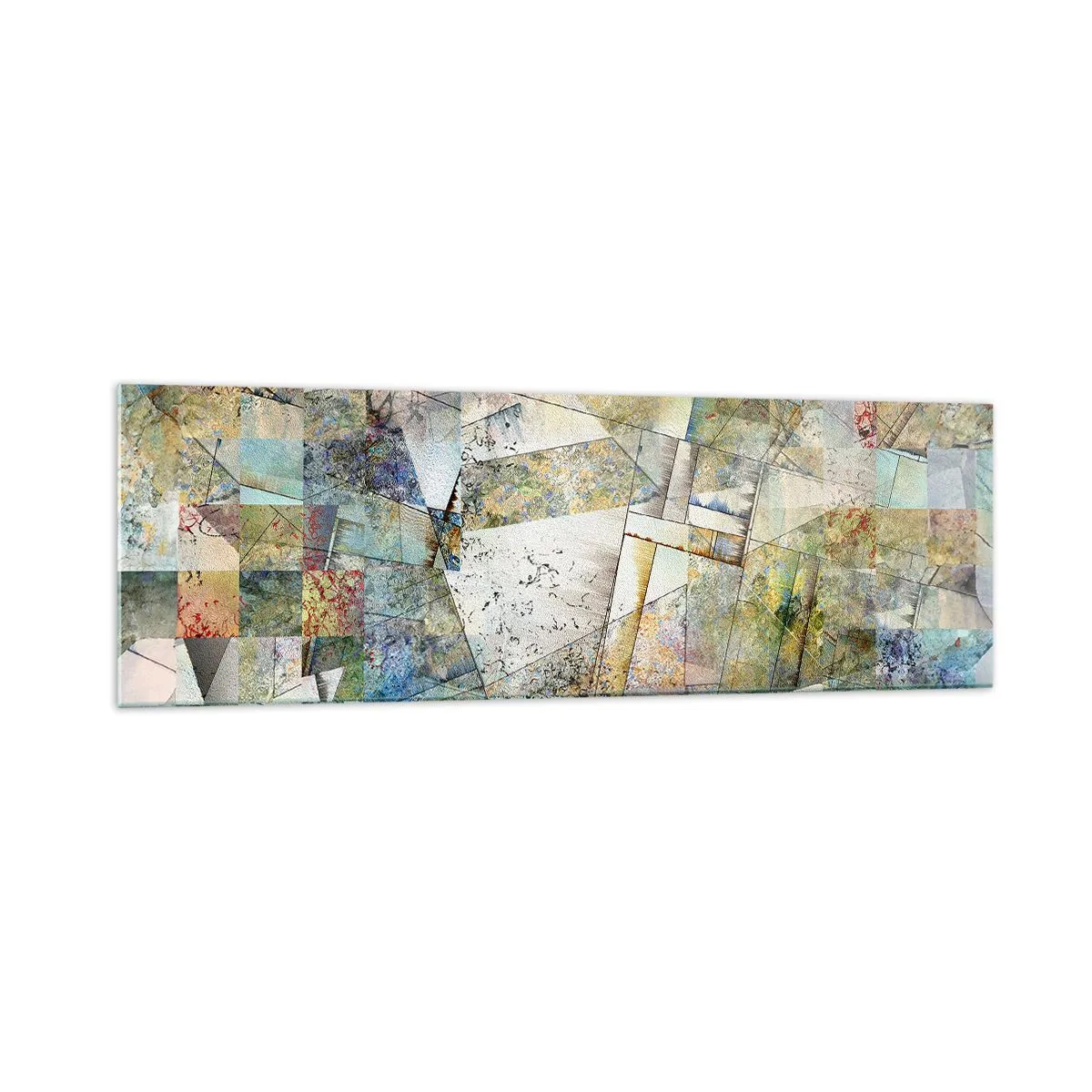 Billede på glas - Geometrisk ommøblering - 160x50 cm