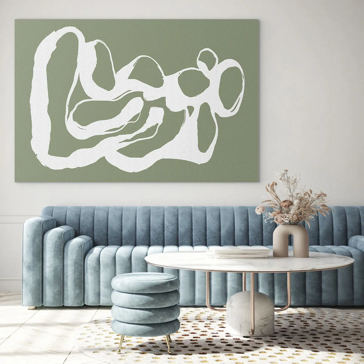 Billede på glas - Rummets kald - 120x80 cm