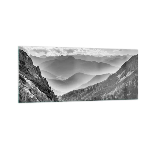 Billede på glas - Hele vejen til horisonten - 100x40 cm