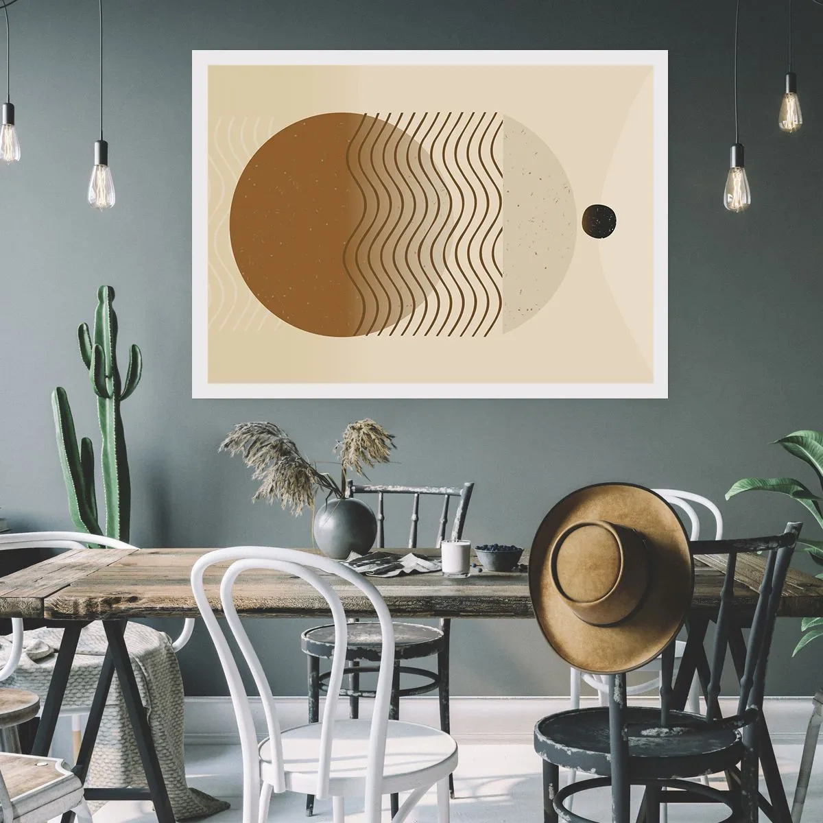 Plakat - Om geometriske figurers oprindelse - 91x61 cm