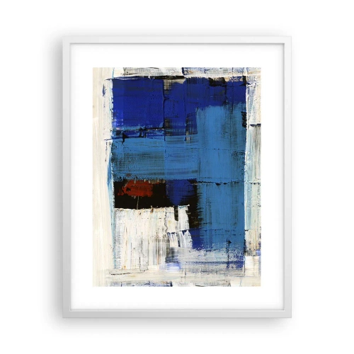 Plakat i hvid ramme - Det blås hemmelighed - 40x50 cm