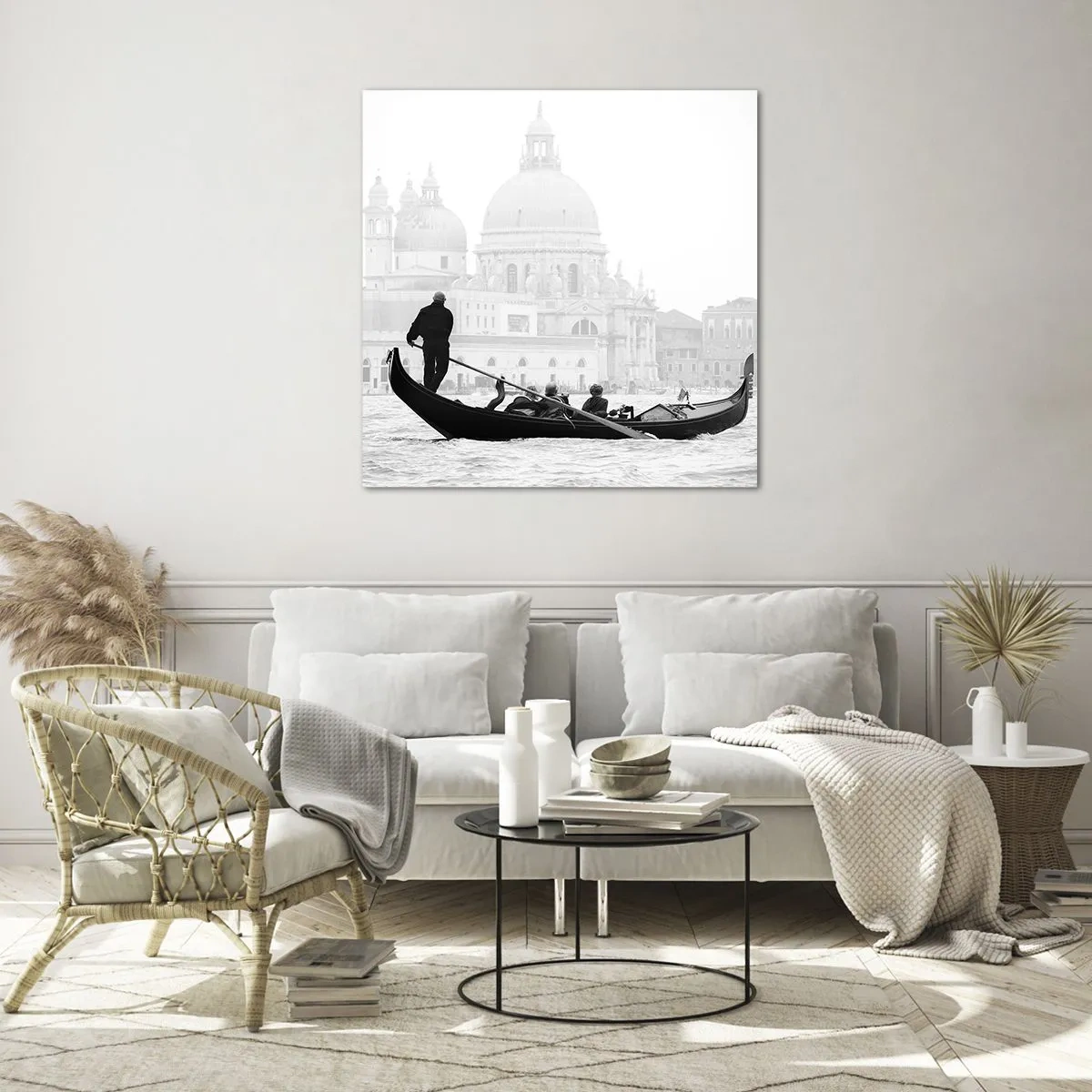 Billede på glas - En rejse til skønhedens kilder - 60x60 cm