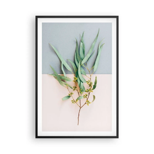Plakat i sort ramme - Pastelfarvernes subtilitet - 61x91 cm