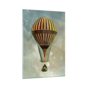 Billede på glas - Banebrydende flyvninger - 80x120 cm