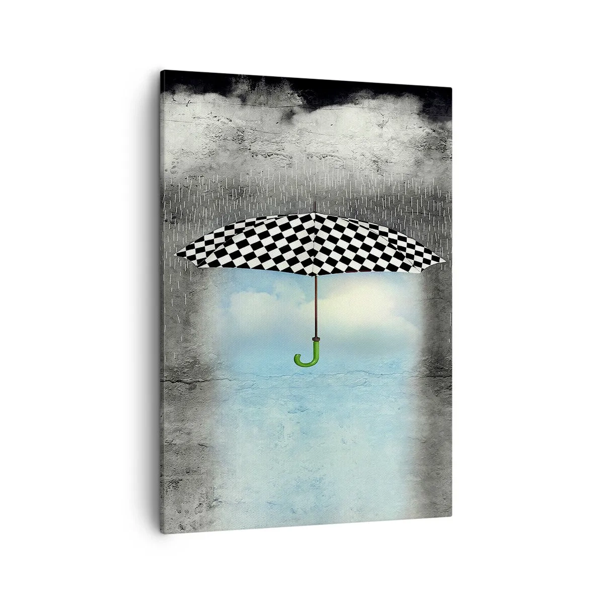 Lærredstryk - Billede på lærred - Og alligevel er det muligt - 50x70 cm
