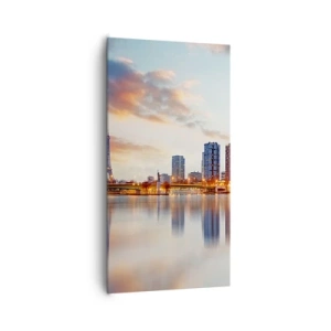 Lærredstryk - Billede på lærred - Den monumentale ro i Paris - 65x120 cm