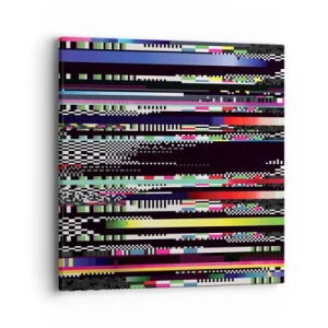 Lærredstryk - Billede på lærred - Det kontrollerede billede af virkeligheden - 40x40 cm