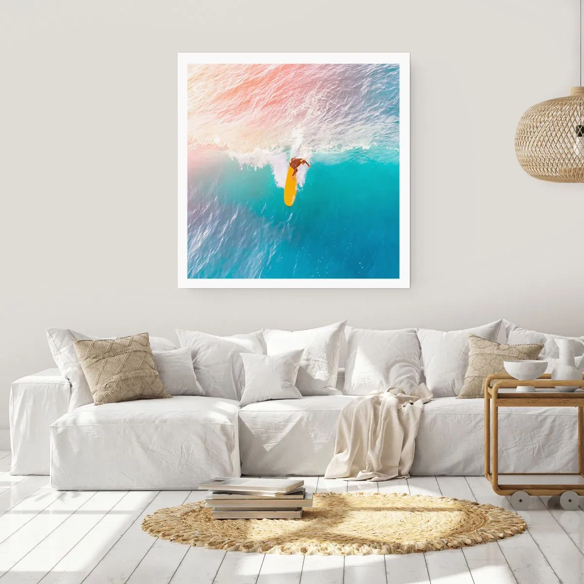 Plakat - Ocean rytter - 50x50 cm