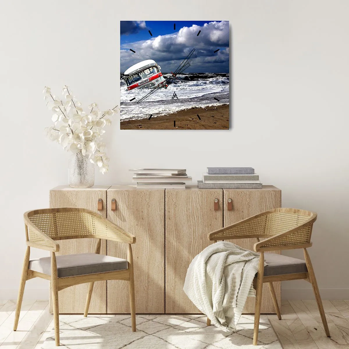 Vægur, Uret - Og hvad er du overrasket over? - 30x30 cm