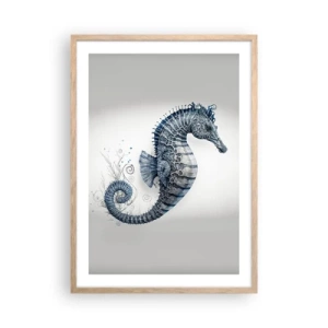 Plakat i ramme af lyst egetræ - En subtil vittighed fra naturen - 50x70 cm