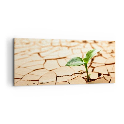 Lærredstryk - Billede på lærred - Den ukuelige livskraft - 100x40 cm