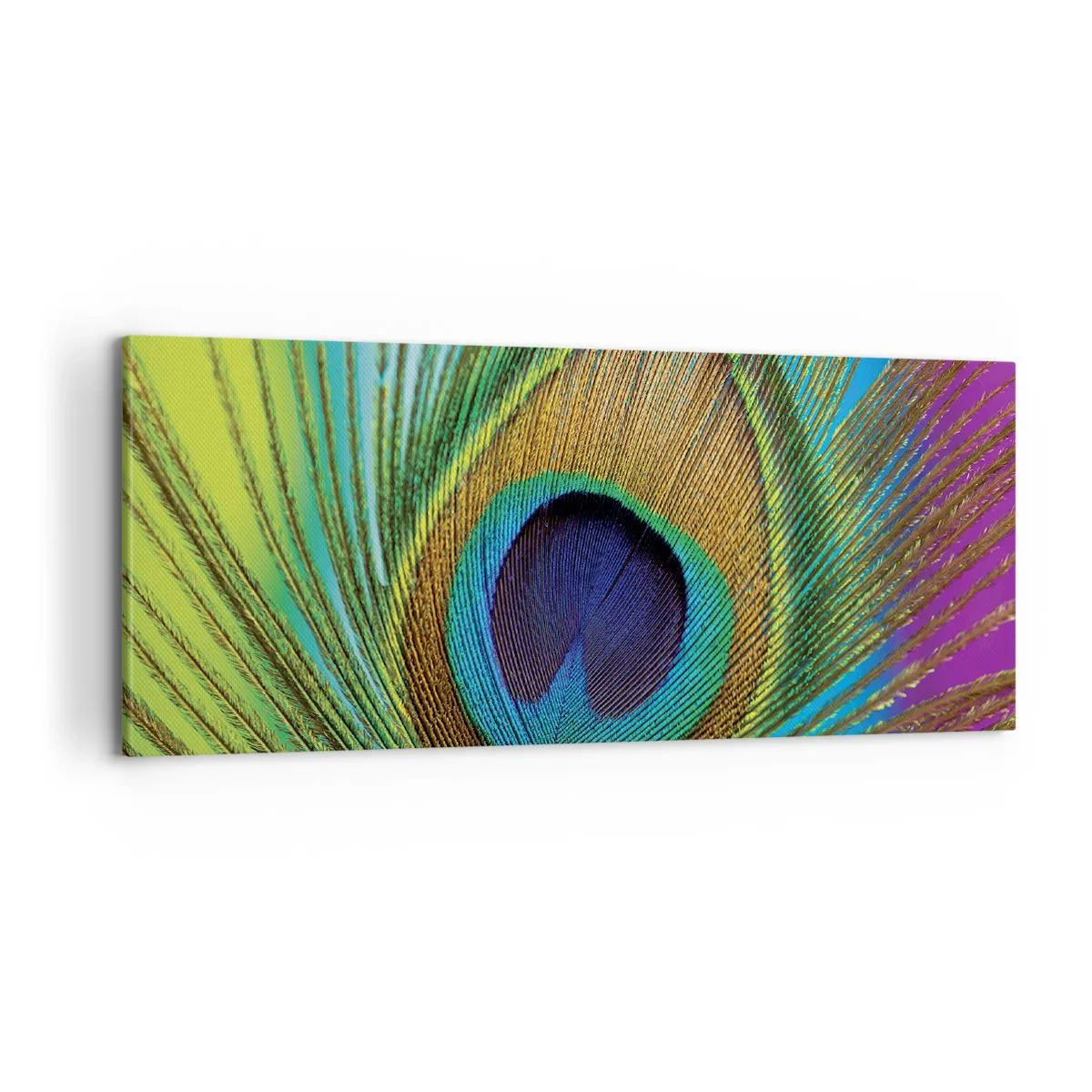 Lærredstryk - Billede på lærred - Øje mod øje - 100x40 cm