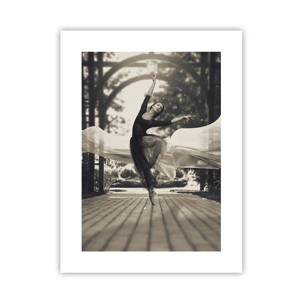 Plakat - Dans i haven - 30x40 cm