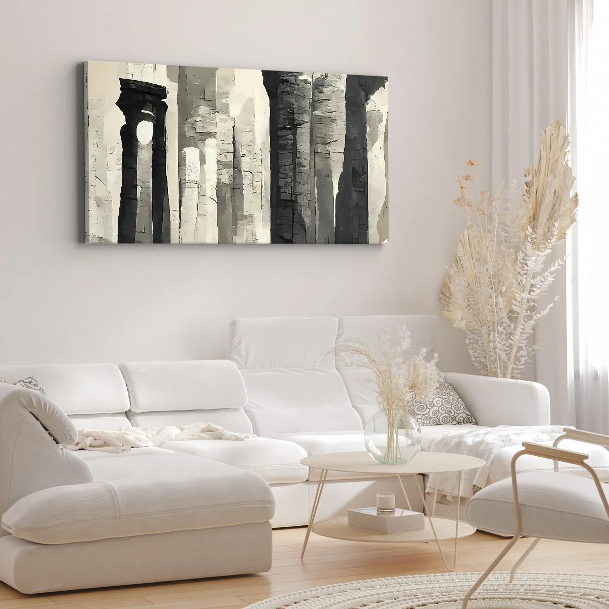 Lærredstryk - Billede på lærred - Antikkens majestæt - 100x40 cm