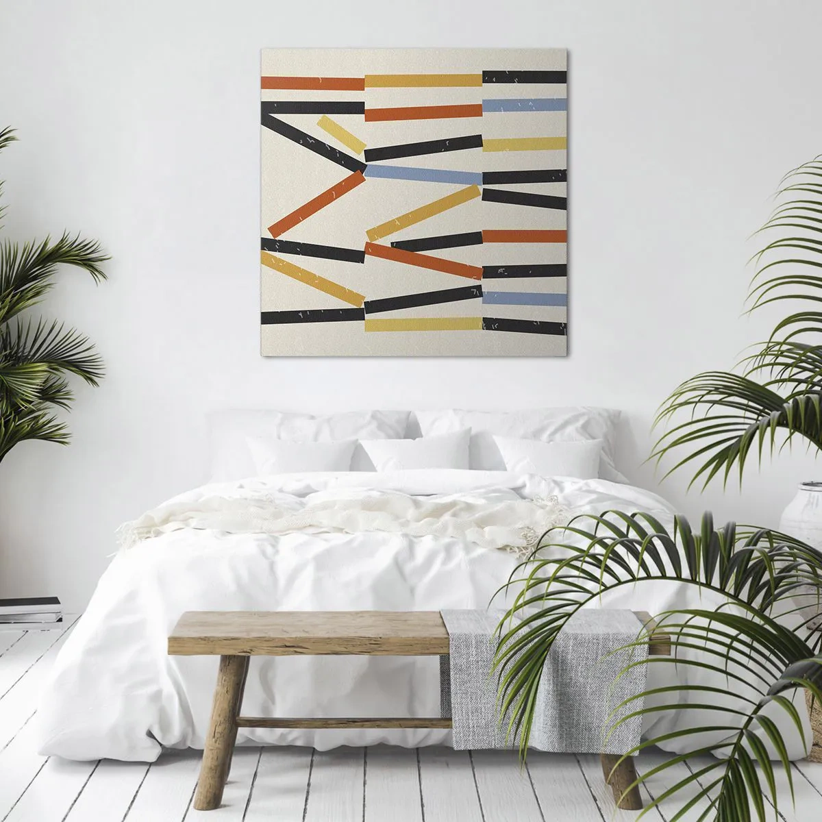 Lærredstryk - Billede på lærred - Vandret komposition - 50x50 cm