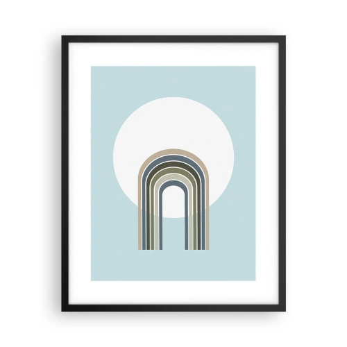 Plakat i sort ramme - Uimodståelig tiltrækningskraft - 40x50 cm