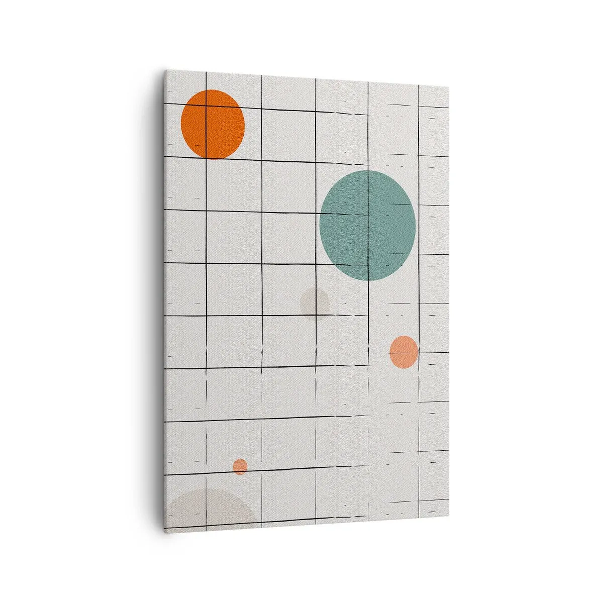 Lærredstryk - Billede på lærred - Fanget i en fælde. Os eller dem? - 70x100 cm