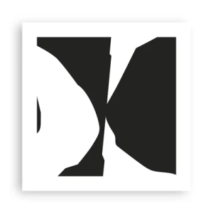 Plakat - Positiv-negativ - 40x40 cm
