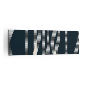 Lærredstryk - Billede på lærred - Forsøg på at bryde igennem mørket - 160x50 cm