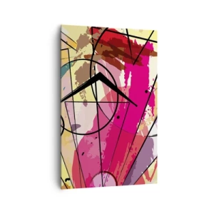 Lærredstryk - Billede på lærred - Eksplosion - 80x120 cm